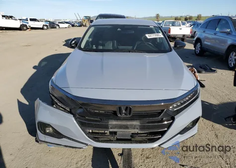 2021 Honda Accord Sport Se z USA, uszkodzony, nr VIN 1HGCV1F48MA077635